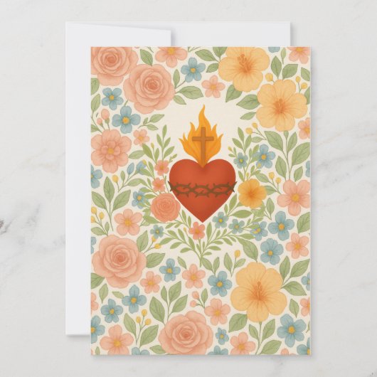 Heilig Hart Katholieke begrafenisgebedsmonument Aankondiging (Voorkant)