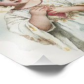 Heilig Hart Kind Jezus  Religieus Foto Afdruk (Hoek)