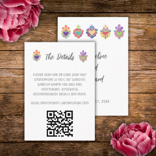 HEILIG HART, MEXICAANSE HARTKAMER KAART VISITEKAARTJE