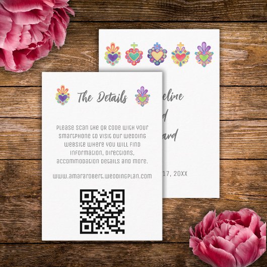 HEILIG HART, MEXICAANSE HARTKAMER KAART VISITEKAARTJE