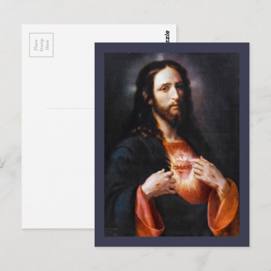 Heilig hart van Christus Briefkaart (Voorkant / Achterkant)