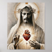Heilig hart van Christus Poster (Voorkant)