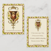  heilig hart van Jesus Chalice Prayer Visitekaartje (Voorkant / Achterkant)
