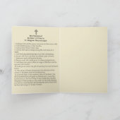 Heilig Hart van Jesus Promises St. Margaret Mary Kaart (Binnen)