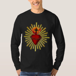 HEILIG HART van JESUS Tattoo voor Mannen Vrouwen K T-shirt