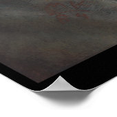 Heilig hart van Jezus afbeelding "Heart of Mercy" Poster (Hoek)