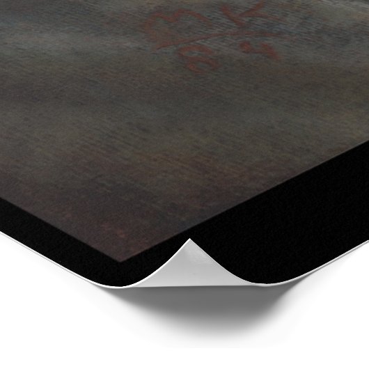 Heilig hart van Jezus afbeelding "Heart of Mercy" Poster (Hoek)