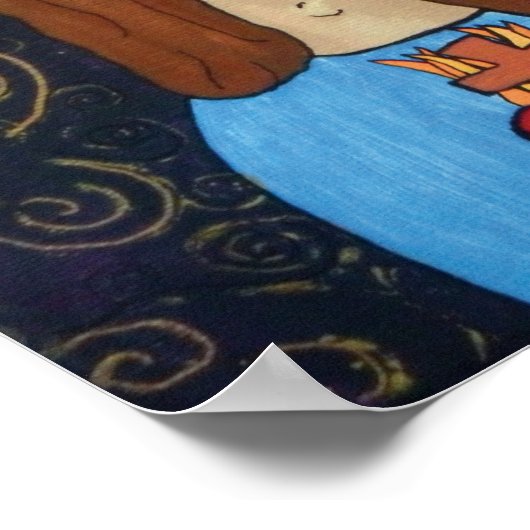 Heilig hart van Jezus Afdrukken Poster (Hoek)