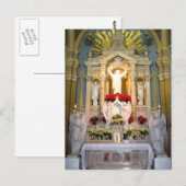 Heilig hart van Jezus Altar Briefkaart (Voorkant / Achterkant)