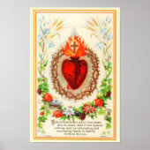 Heilig hart van Jezus  B-092621 Poster (Voorkant)