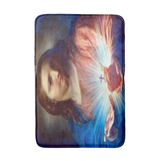 Heilig hart van Jezus Badmat (Voorkant Verticaal)