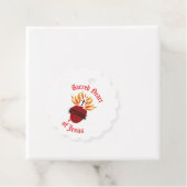 Heilig hart van Jezus Bedankjes Labels (In situ)