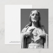 Heilig Hart van Jezus Bedankkaart (Voorkant / Achterkant)