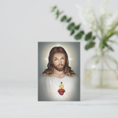 Heilig Hart van Jezus Begrafenis Kaarten Plaatskaartje (Staand voorkant)
