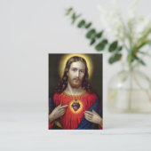 Heilig Hart van Jezus Begrafenis Kaarten Plaatskaartje (Staand voorkant)