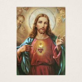 Heilig hart van Jezus belooft St. Margaret Mary Visitekaartje