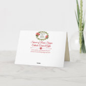 Heilig Hart van Jezus Bloemengrens Kaart (Achterkant)