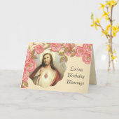 Heilig Hart van Jezus Bloemengrens Kaart (Gele Bloem)