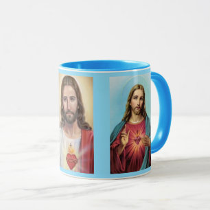 Heilig hart van Jezus Blue Gift Coffee Cup Mok