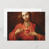 Heilig hart van Jezus Briefkaart (Voorkant / Achterkant)