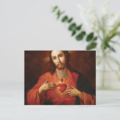 Heilig hart van Jezus Briefkaart (Staand voorkant)