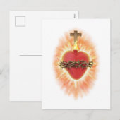 Heilig hart van Jezus Briefkaart (Voorkant / Achterkant)