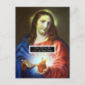 Heilig hart van Jezus Briefkaart (Voorkant)