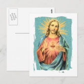 Heilig hart van Jezus Briefkaart (Voorkant / Achterkant)
