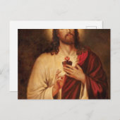 Heilig hart van Jezus Briefkaart (Voorkant / Achterkant)