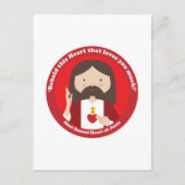 Heilig hart van Jezus Briefkaart (Voorkant)
