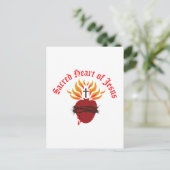 Heilig hart van Jezus Briefkaart (Staand voorkant)