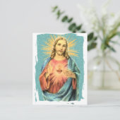 Heilig hart van Jezus Briefkaart (Staand voorkant)