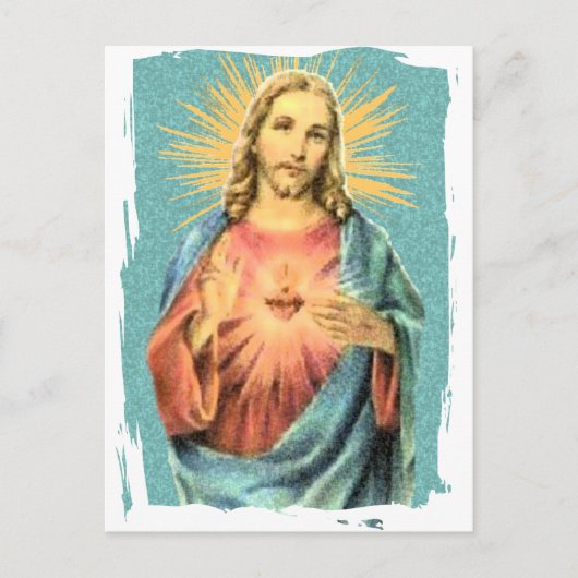 Heilig hart van Jezus Briefkaart (Voorkant)