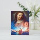 Heilig hart van Jezus Briefkaart (Staand voorkant)