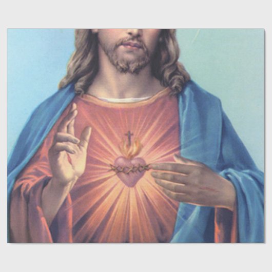 Heilig hart van Jezus Cadeaupapier (Vlak)