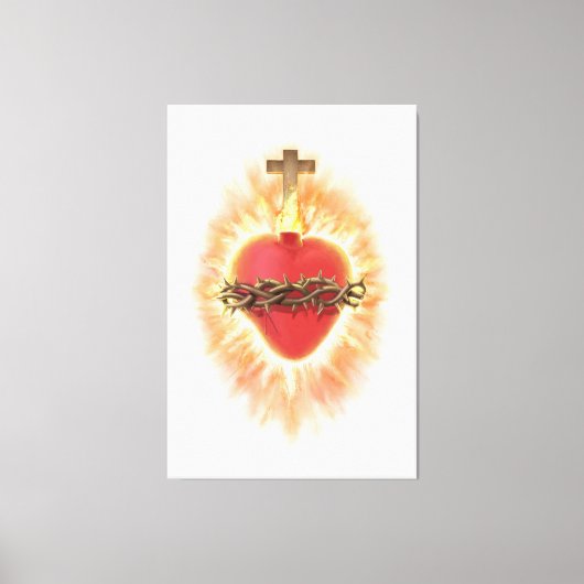 Heilig Hart van Jezus Canvas Afdruk (Voorkant)
