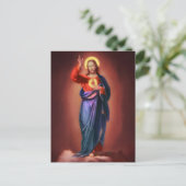 Heilig hart van Jezus Christus Briefkaart (Staand voorkant)