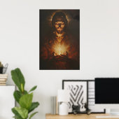 Heilig Hart Van Jezus Christus Kunst Schilderij Poster (Thuiskantoor)
