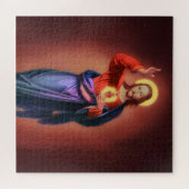 Heilig hart van Jezus Christus Legpuzzel (Horizontaal)