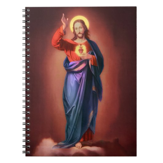 Heilig hart van Jezus Christus Notitieboek (Voorkant)