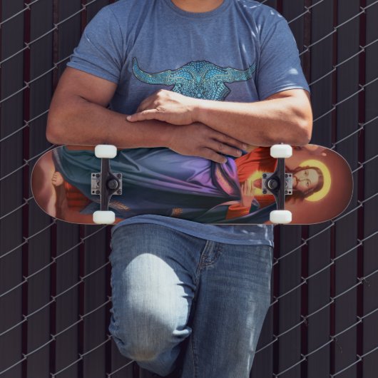 Heilig hart van Jezus Christus Persoonlijk Skateboard (Buiten 3)