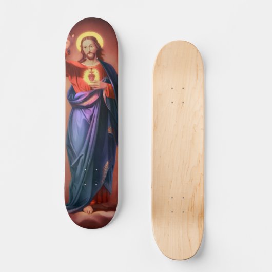 Heilig hart van Jezus Christus Persoonlijk Skateboard (Voorkant)