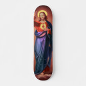 Heilig hart van Jezus Christus Persoonlijk Skateboard (Voorkant)