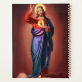 Heilig hart van Jezus Christus Planner (Achterkant)