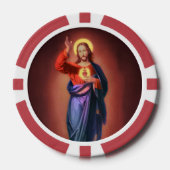Heilig hart van Jezus Christus Poker Chips (Voorkant)