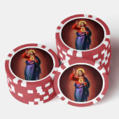 Heilig hart van Jezus Christus Poker Chips (Opstapeling)