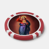 Heilig hart van Jezus Christus Poker Chips (Enkel)