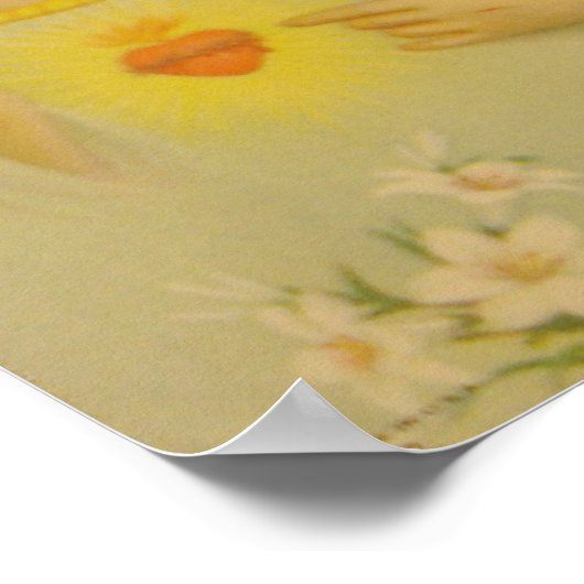  heilig hart van Jezus Christus Poster (Hoek)