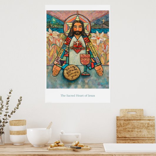 Heilig hart van Jezus Classroom Poster (Keuken)