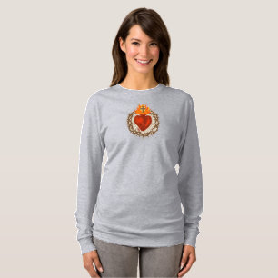 Heilig Hart van Jezus Dames T-shirt met lange mouw